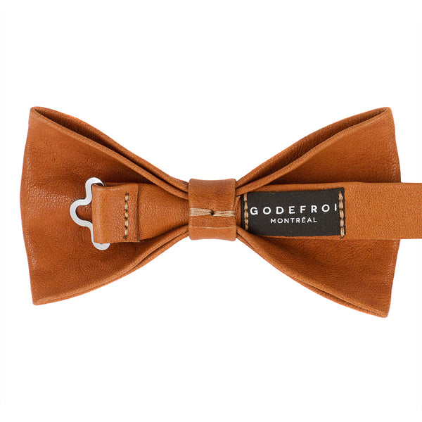 Noeud Papillon en Cuir - Maison Godefroi