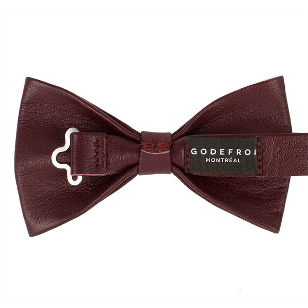 Noeud Papillon en Cuir - Maison Godefroi