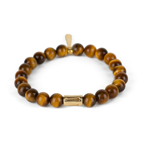 Bracelet Cravate Oeil de Tigre - Maison Godefroi