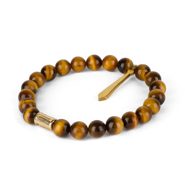 Bracelet Cravate Oeil de Tigre - Maison Godefroi