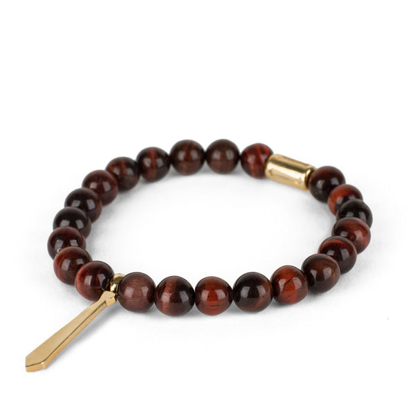 Bracelet Cravate Oeil de Tigre - Maison Godefroi