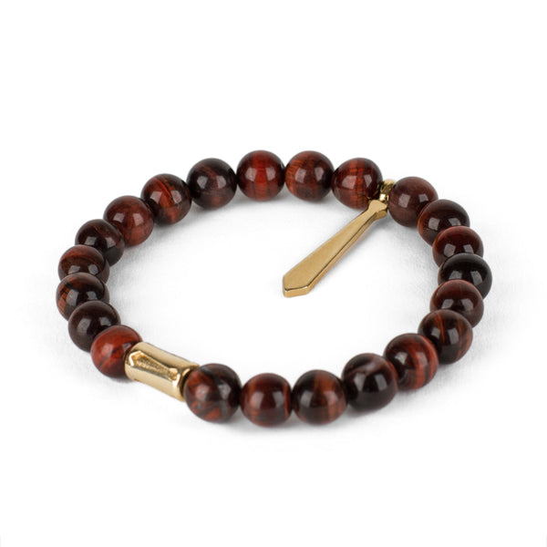 Bracelet Cravate Oeil de Tigre - Maison Godefroi