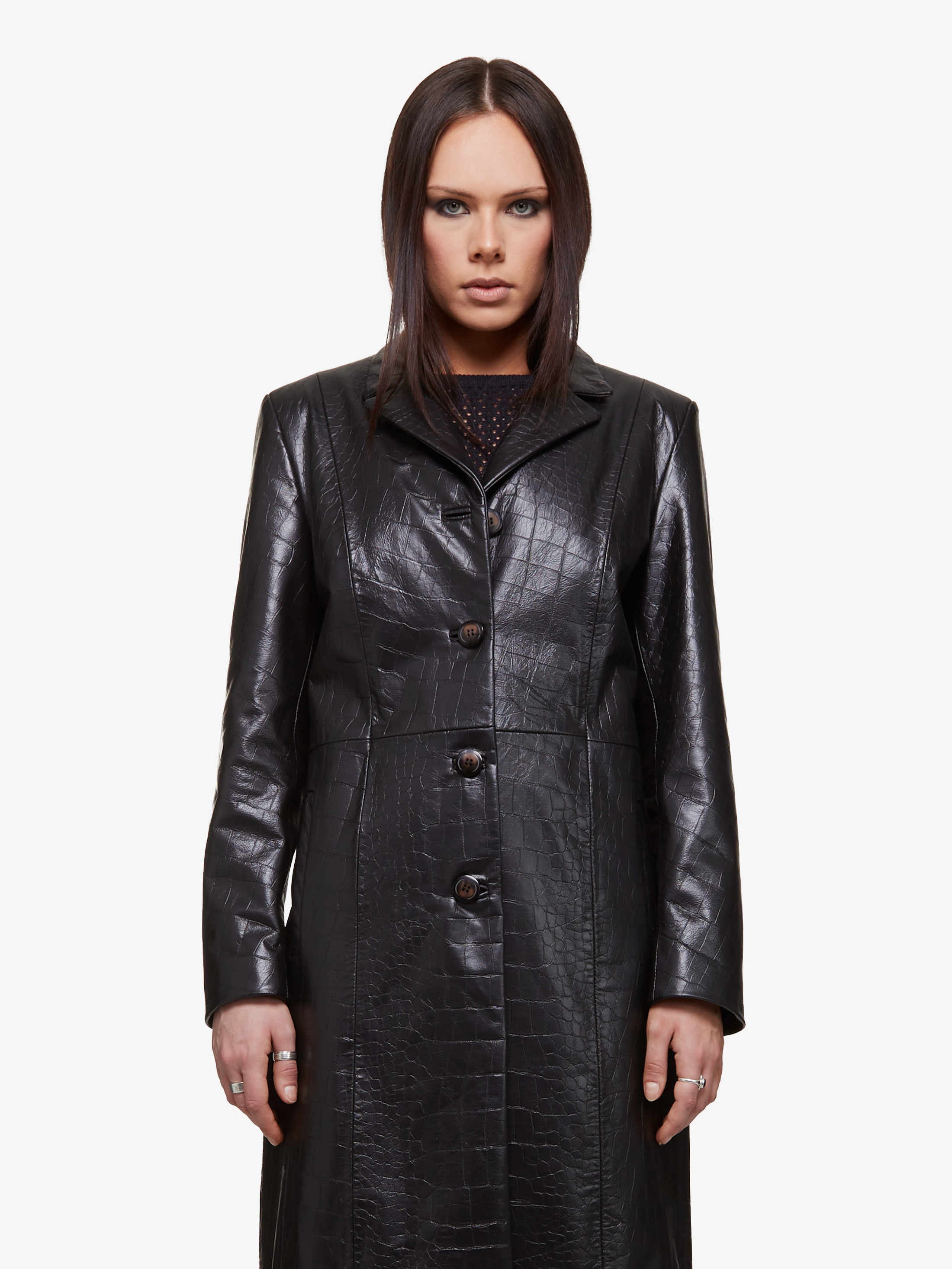 Evoke || Manteau en cuir