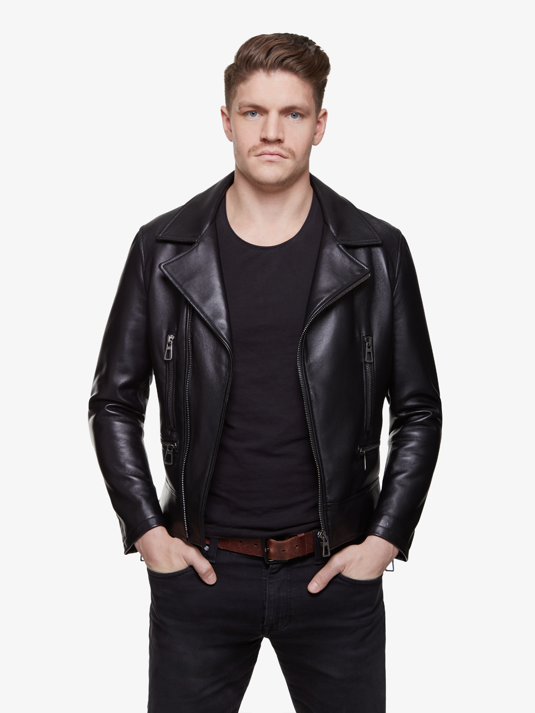 Ridge || Manteau en cuir d'agneau