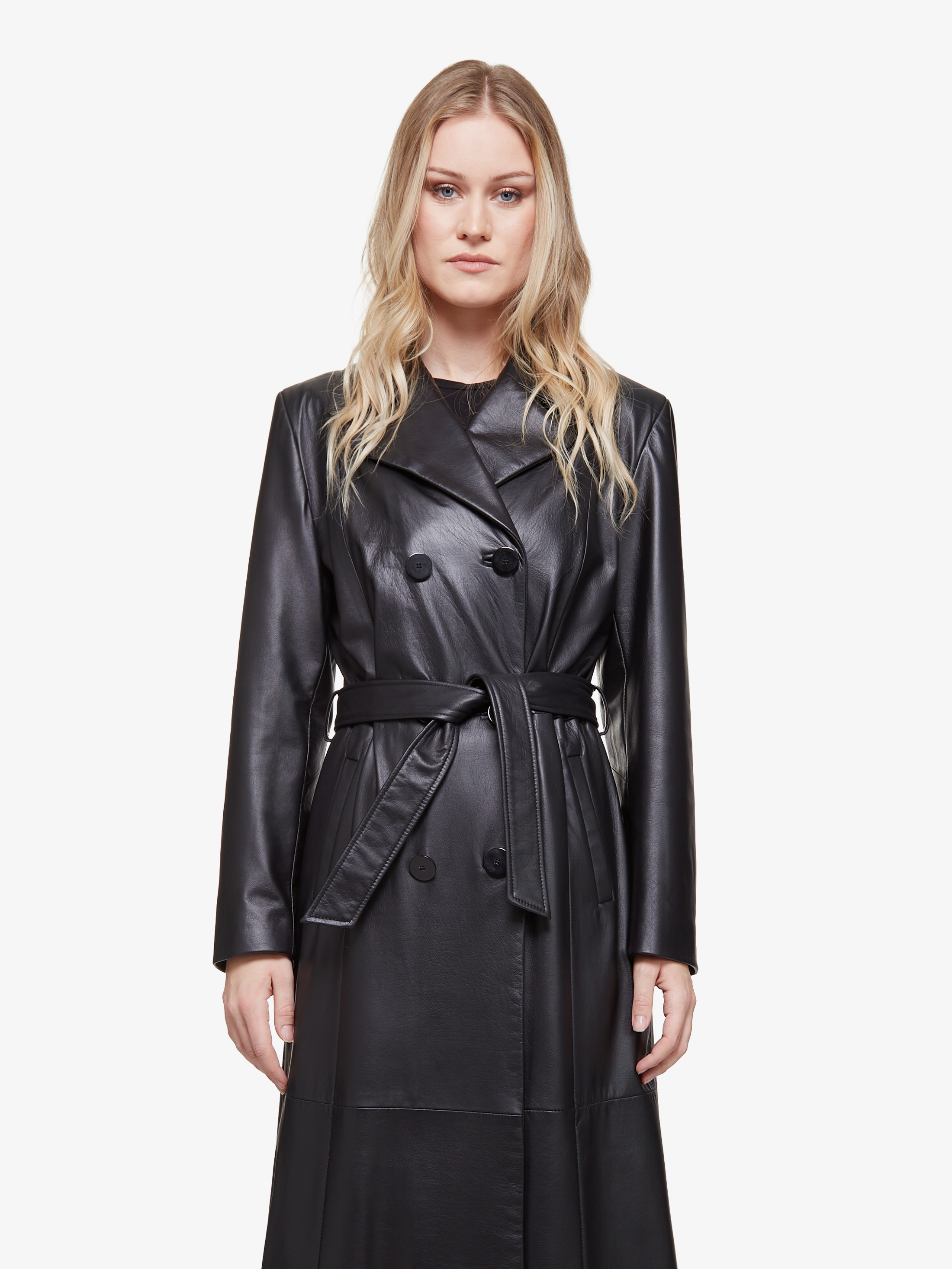 Raven || Manteau en cuir