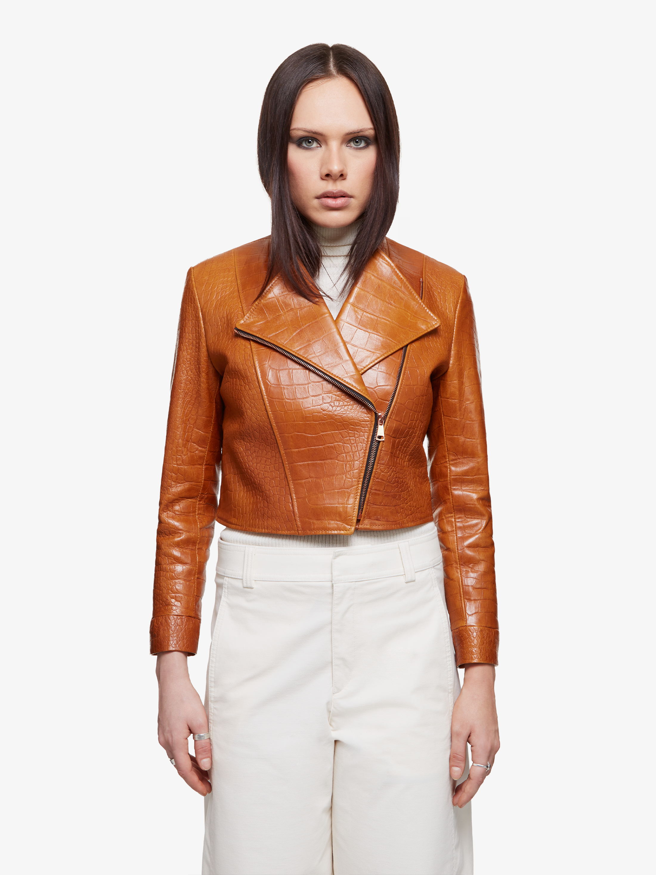 Astra || Manteau en cuir de chèvre