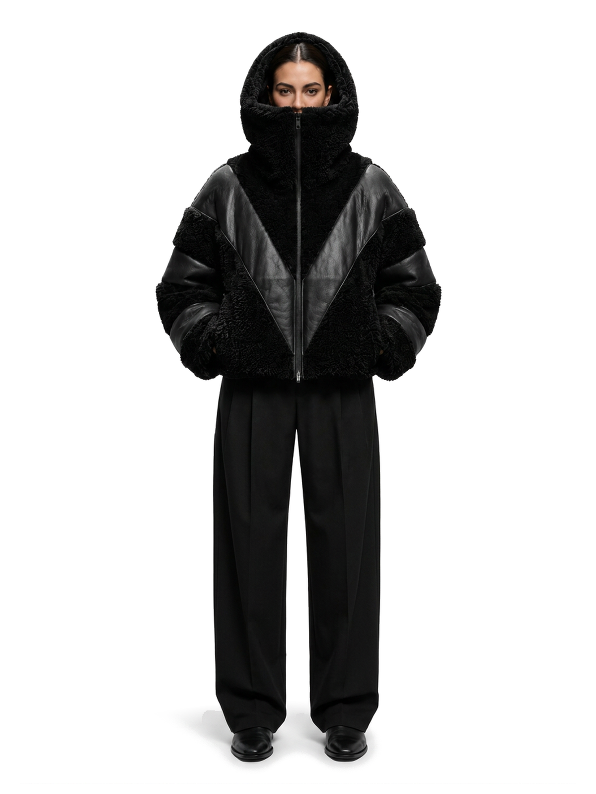 ANTONIN || Shearling à capuche