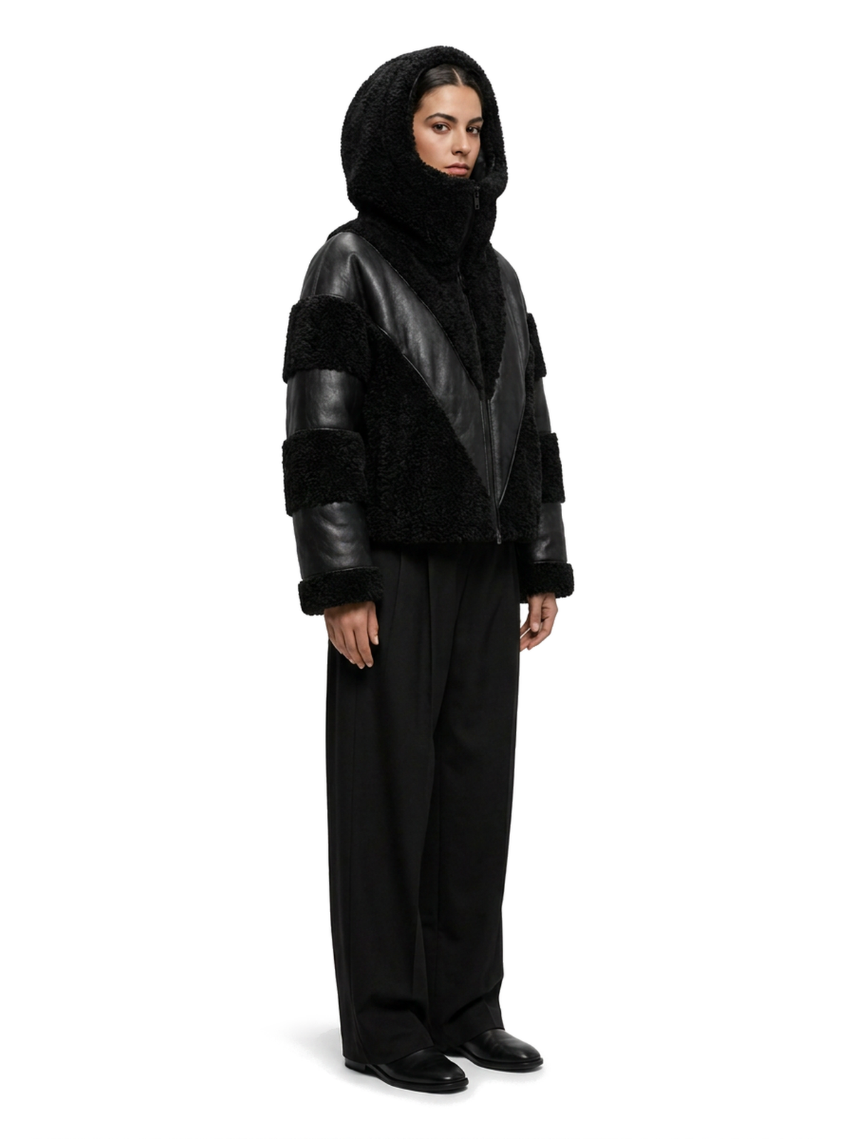 ANTONIN || Shearling à capuche