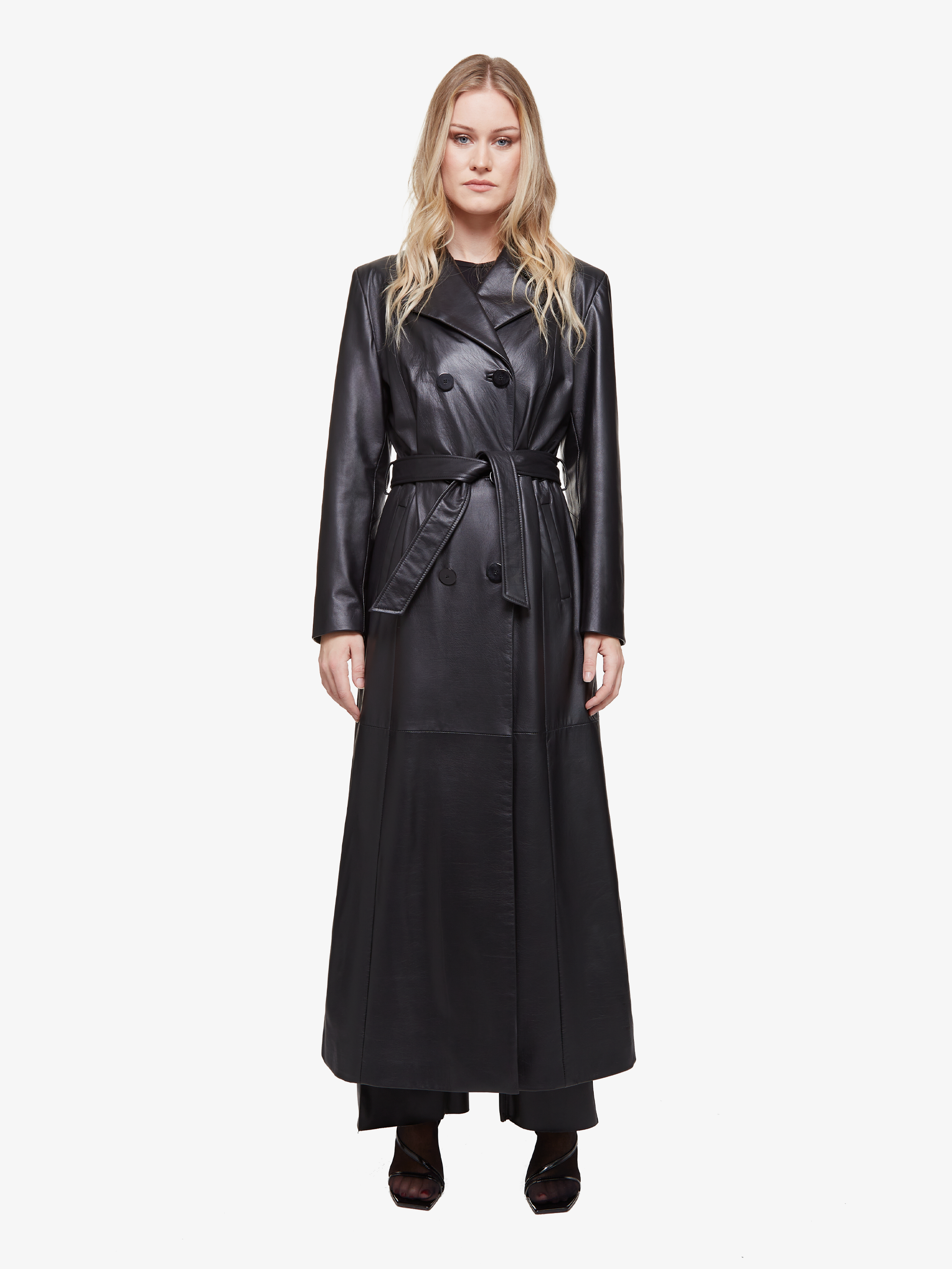 Raven || Manteau en cuir