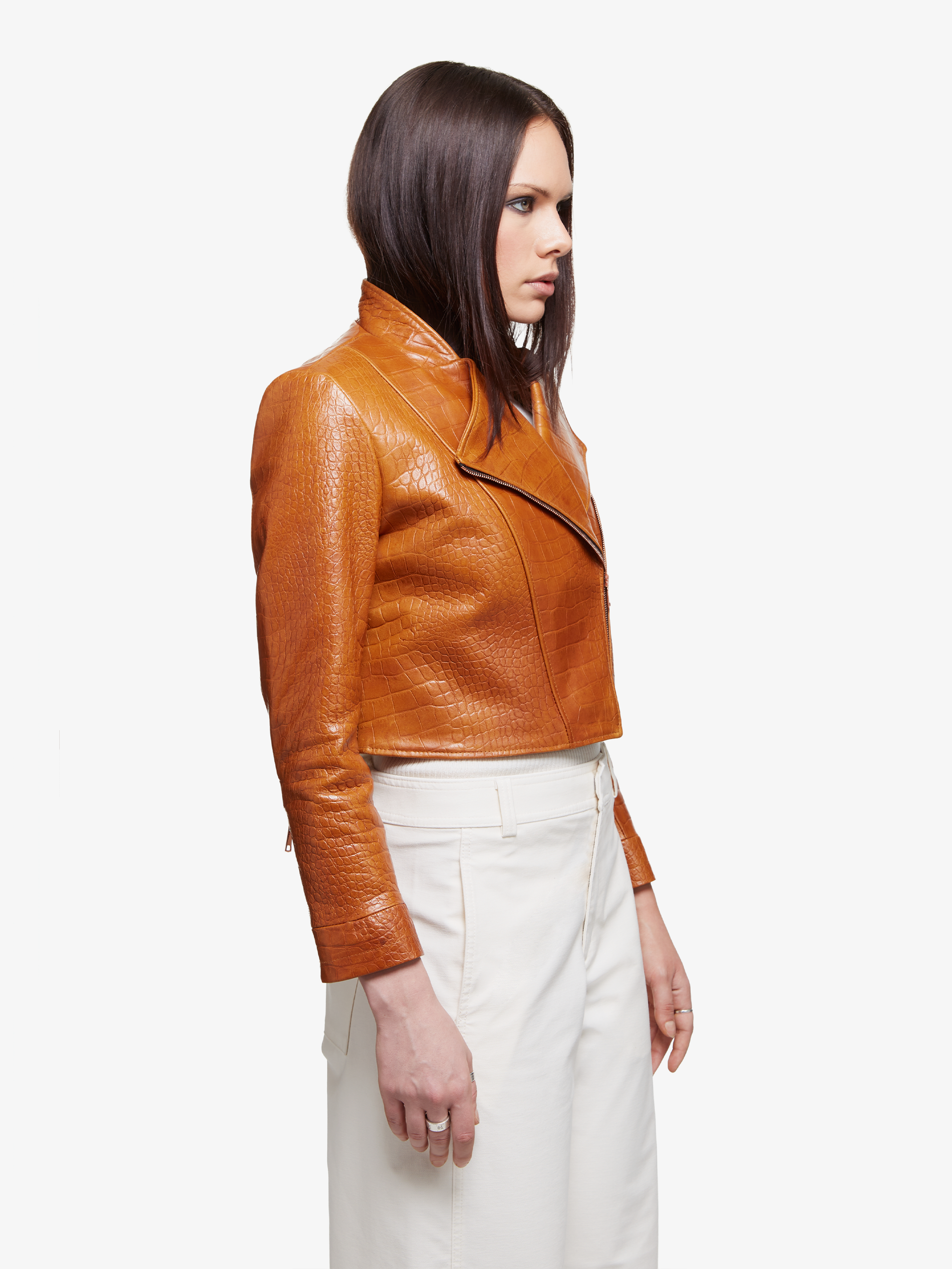 Astra || Manteau en cuir de chèvre