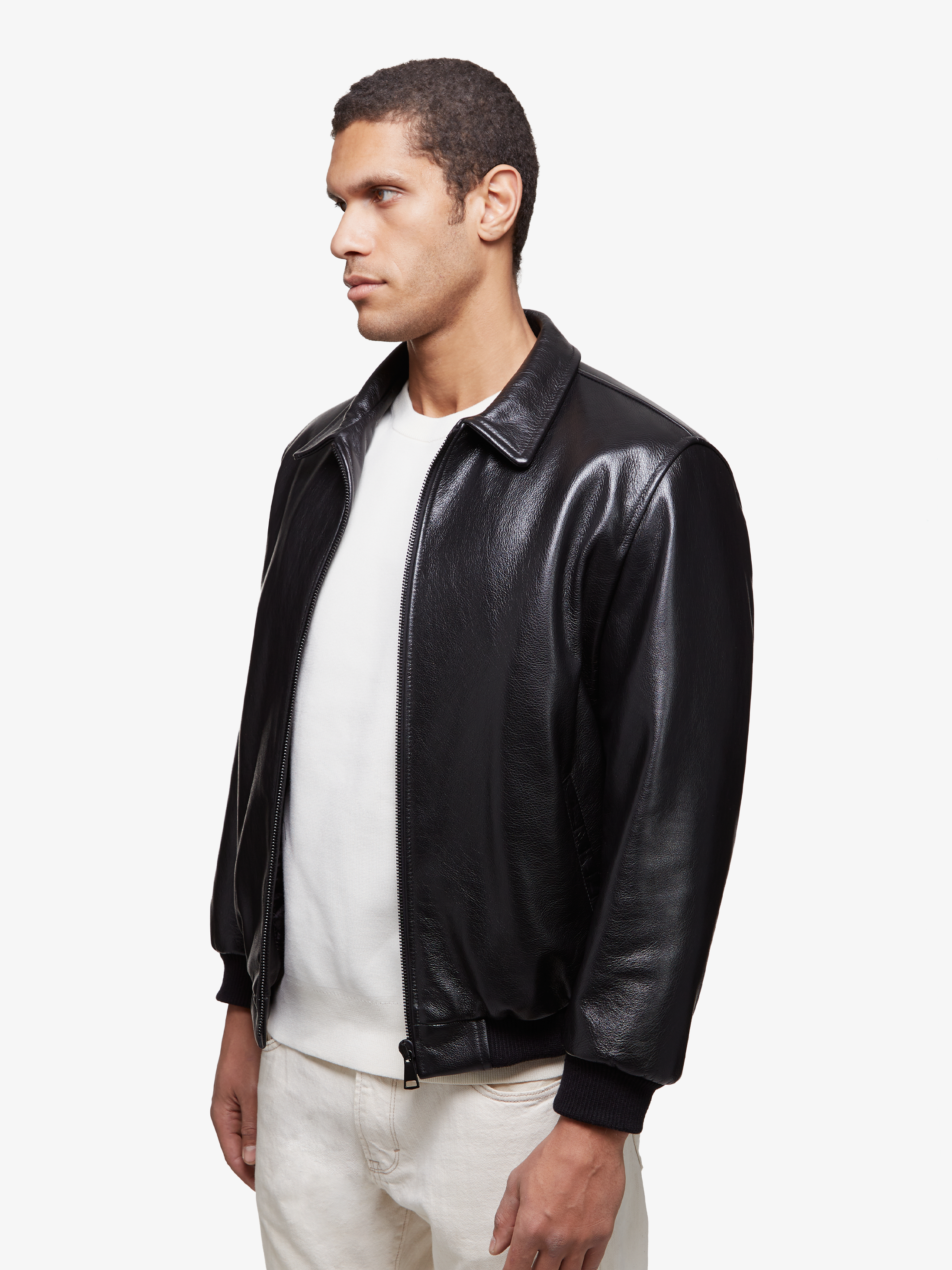 Cadence || Bomber en cuir