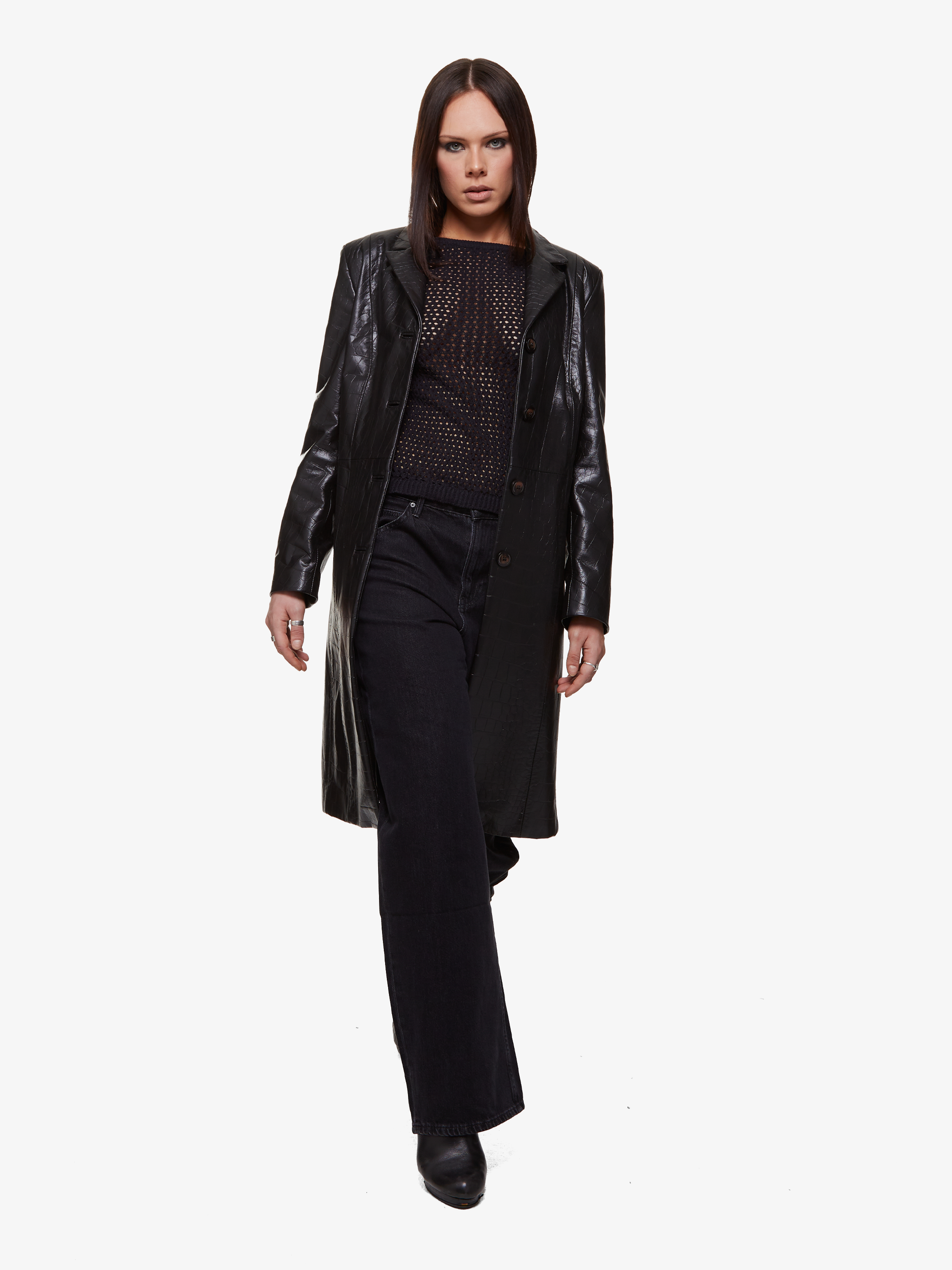 Evoke || Manteau en cuir