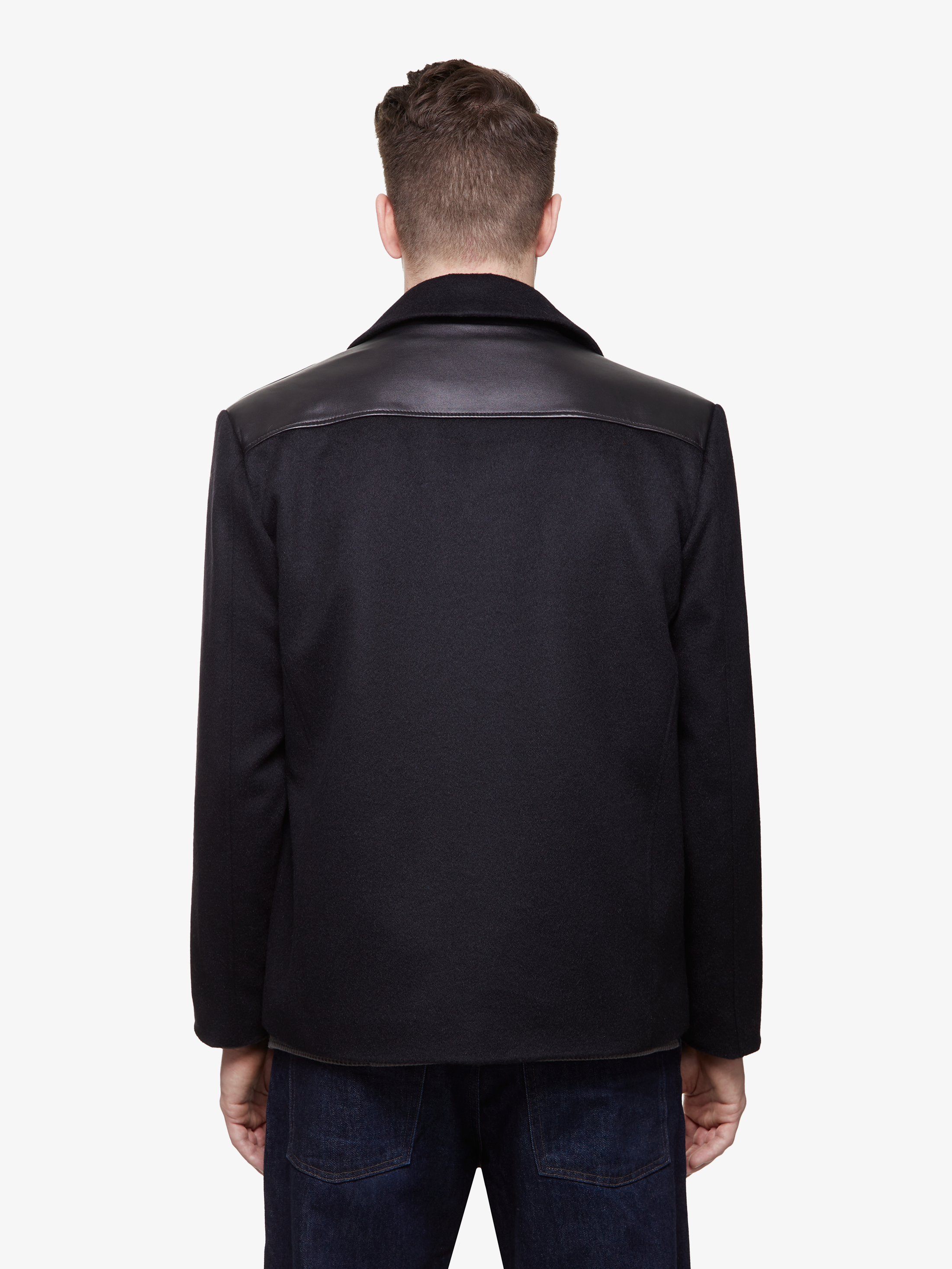 Meridian || Veste en cachemire & cuir