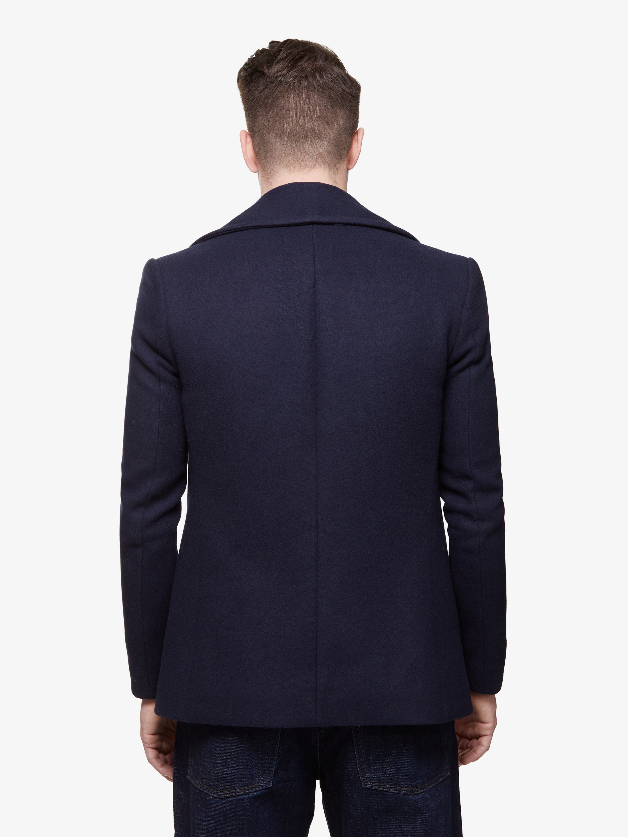 Valin bleu || Manteau en cachemire