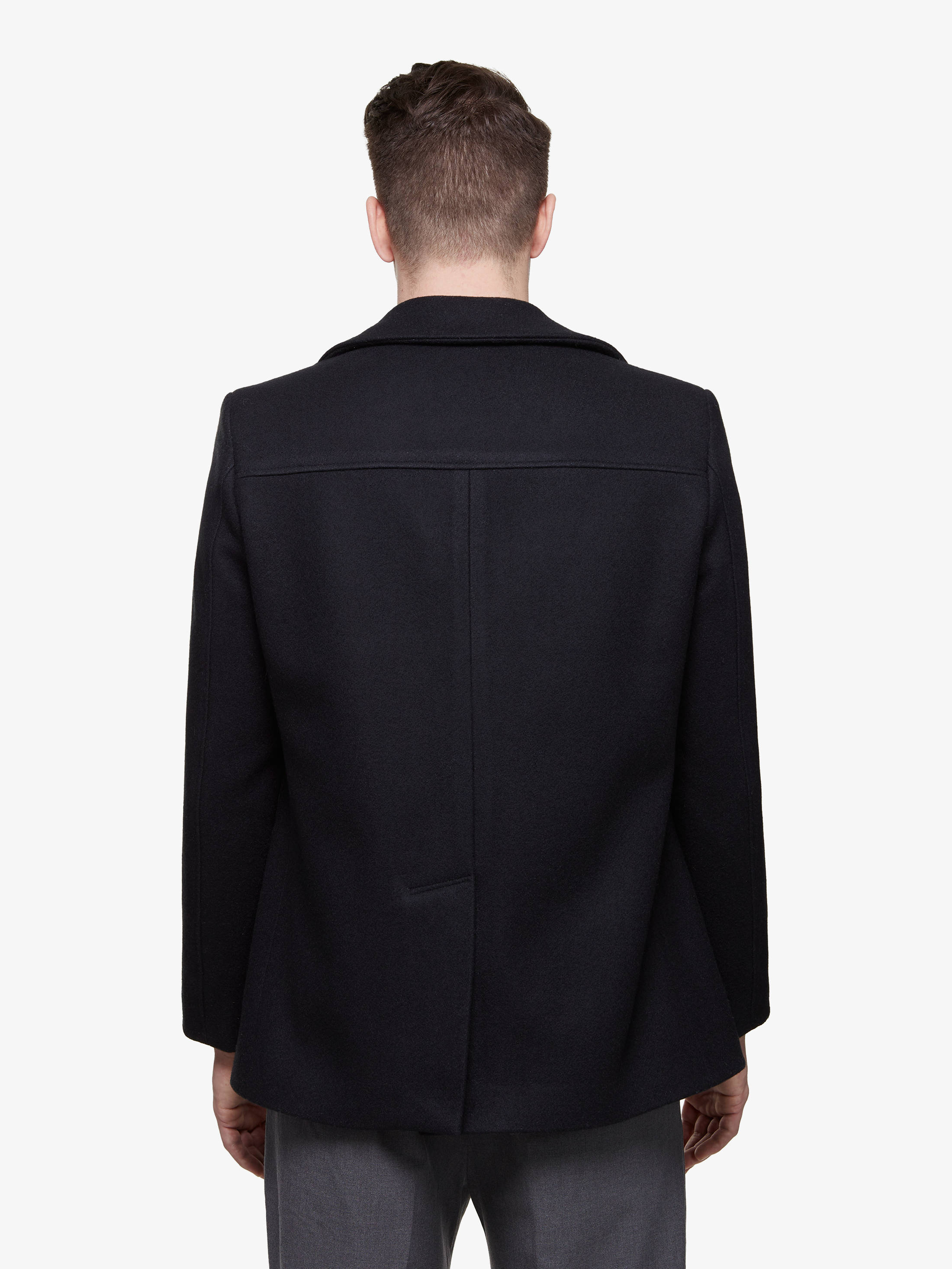 Valin noir || Manteau en cachemire