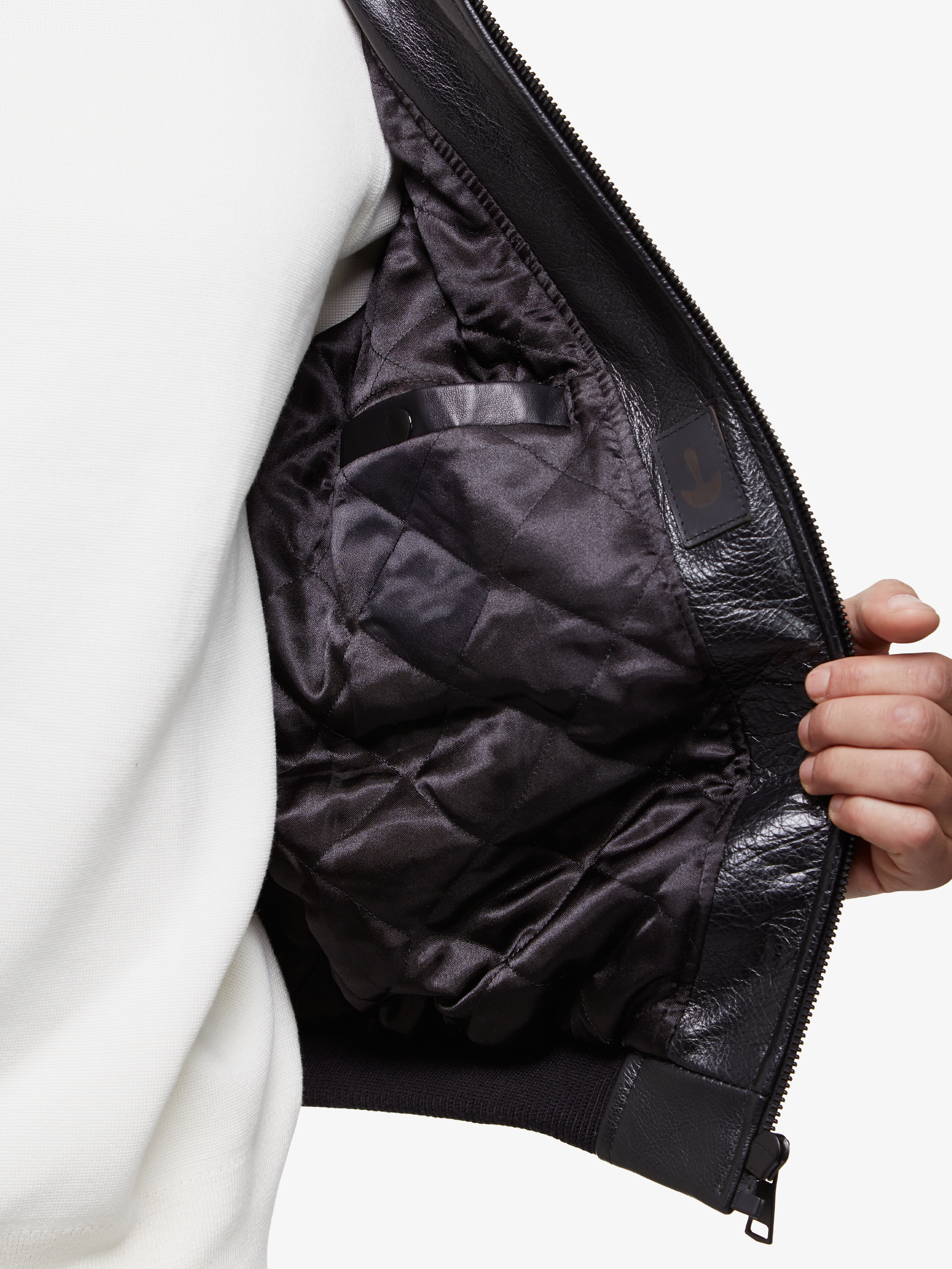 Cadence || Bomber en cuir