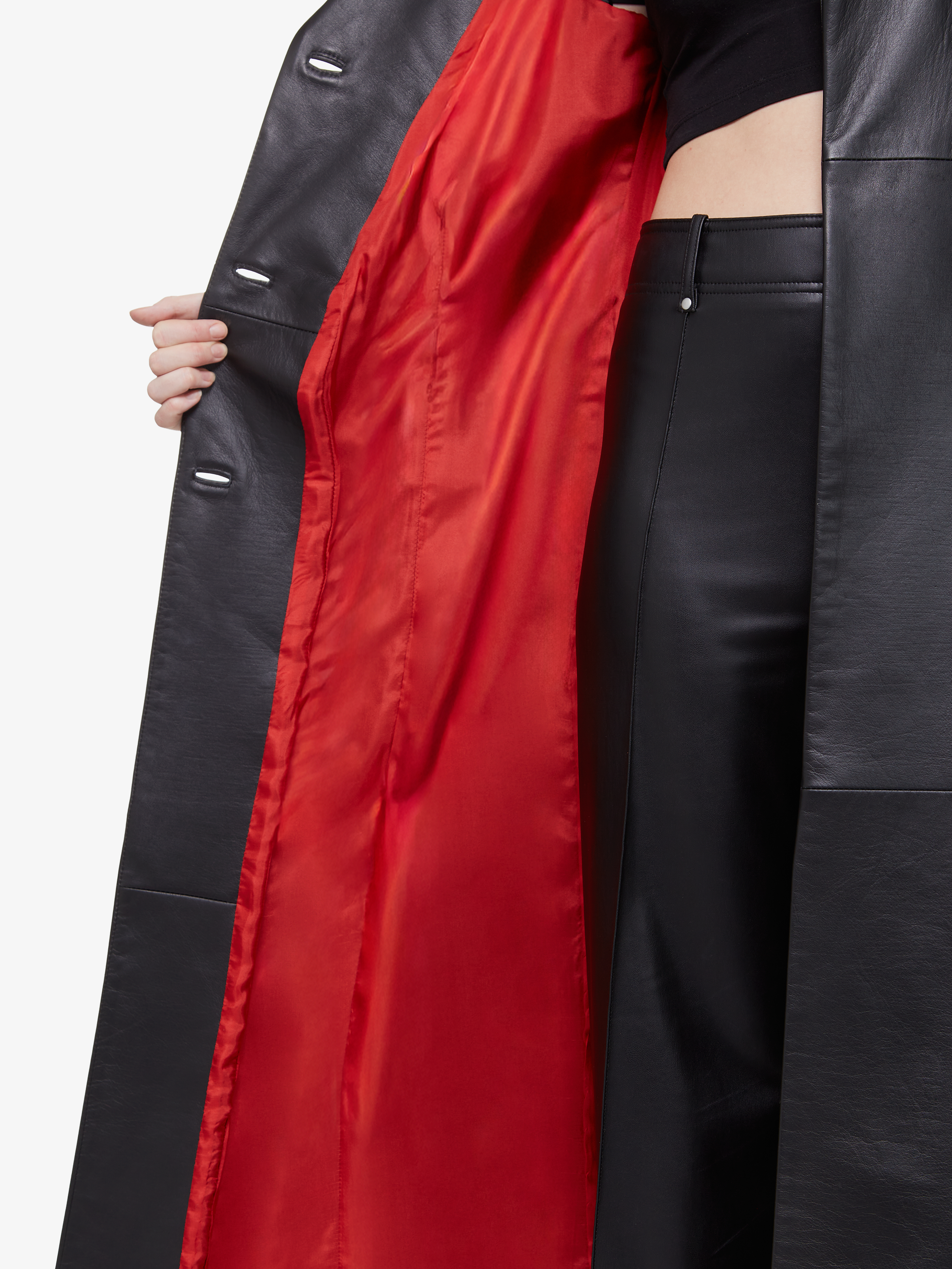 Raven || Manteau en cuir