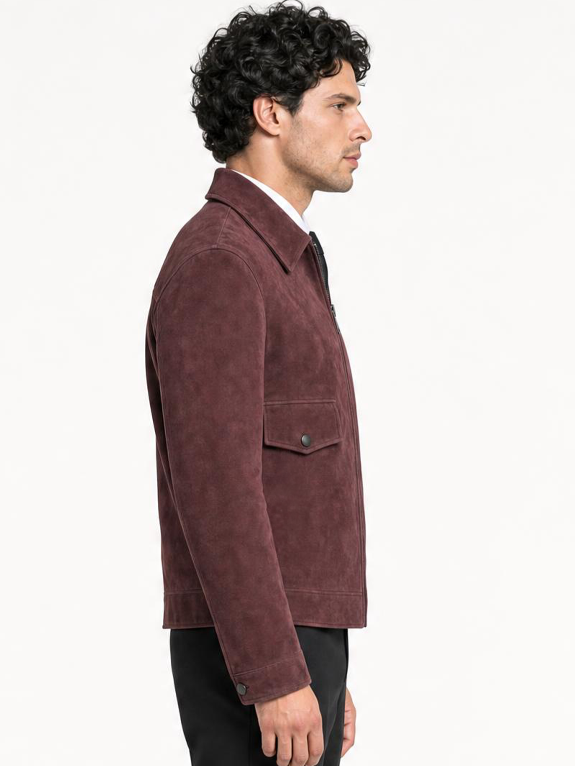 Rowan || Manteau en suède