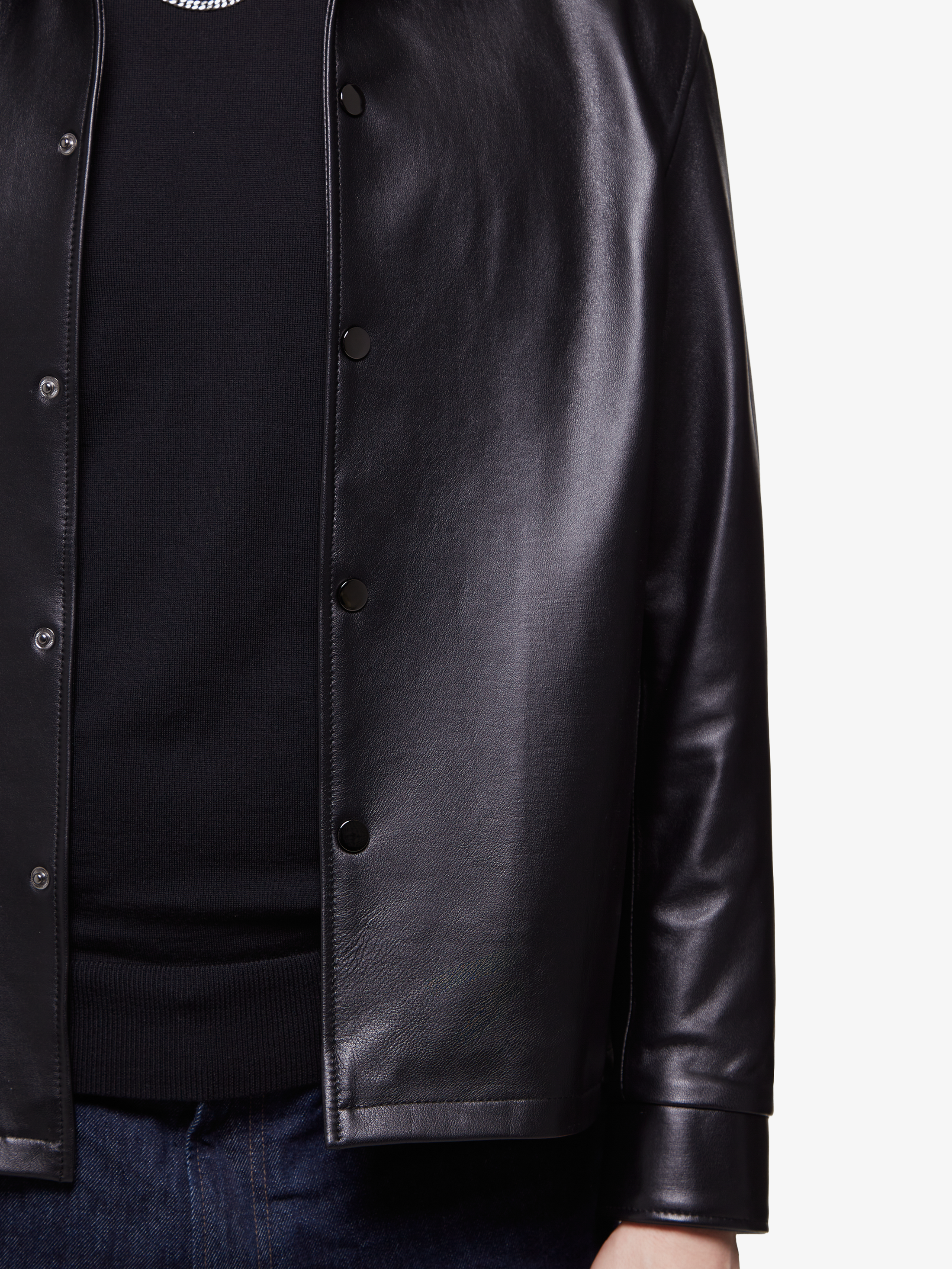 Sterling || Overshirt en cuir d'agneau