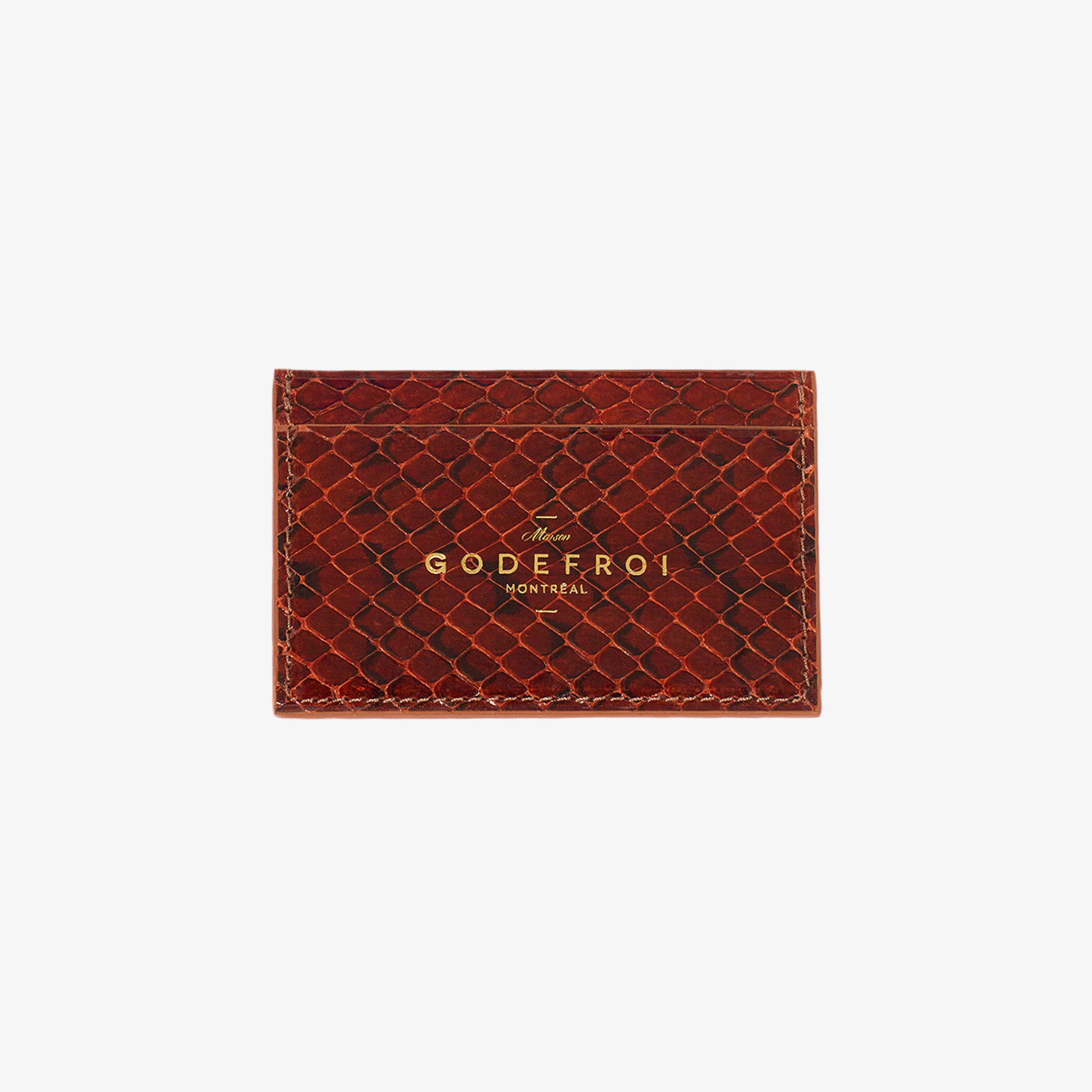 Porte-Cartes en Serpent