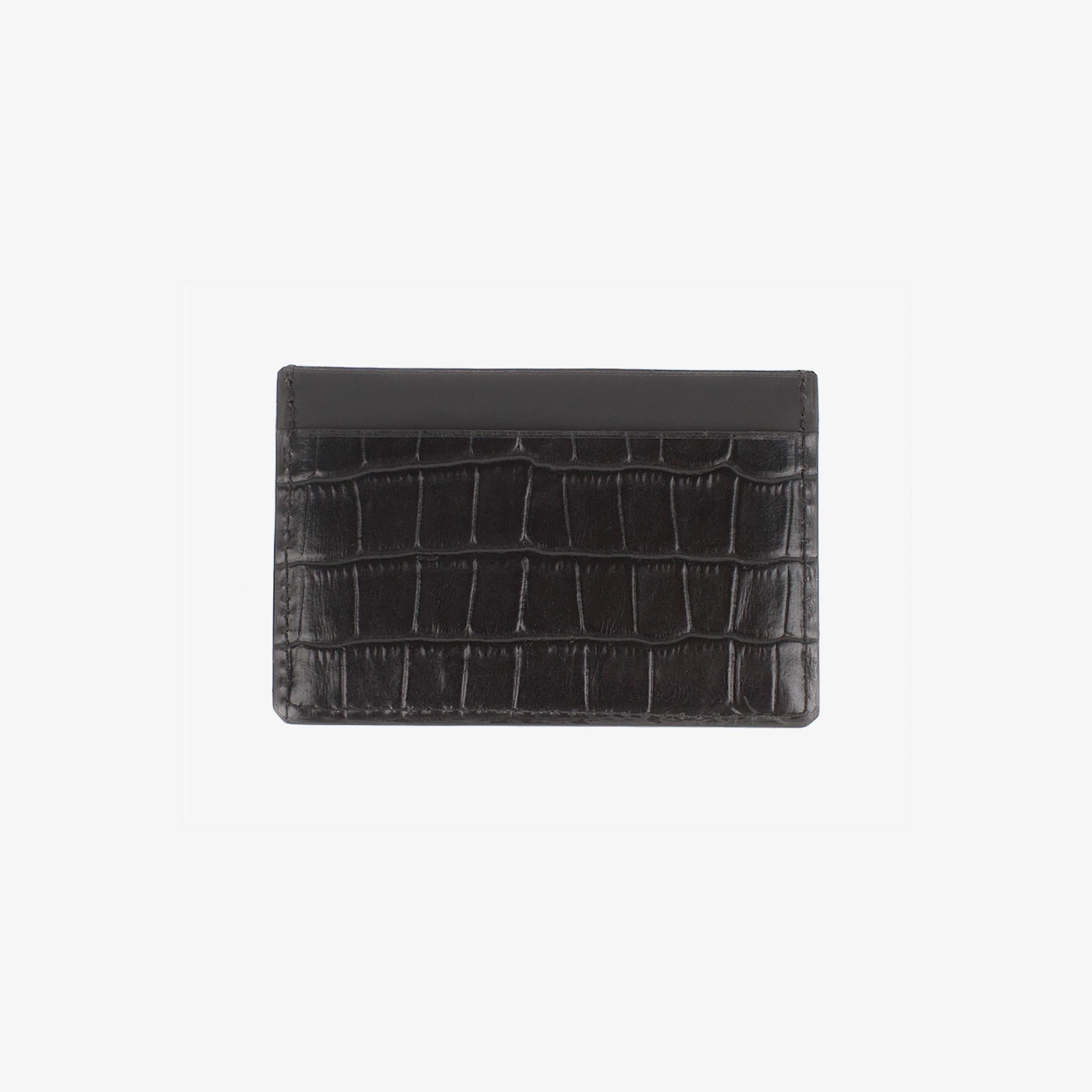 Porte-Cartes en Cuir Crocodile