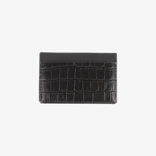 Porte-Cartes en Cuir Crocodile