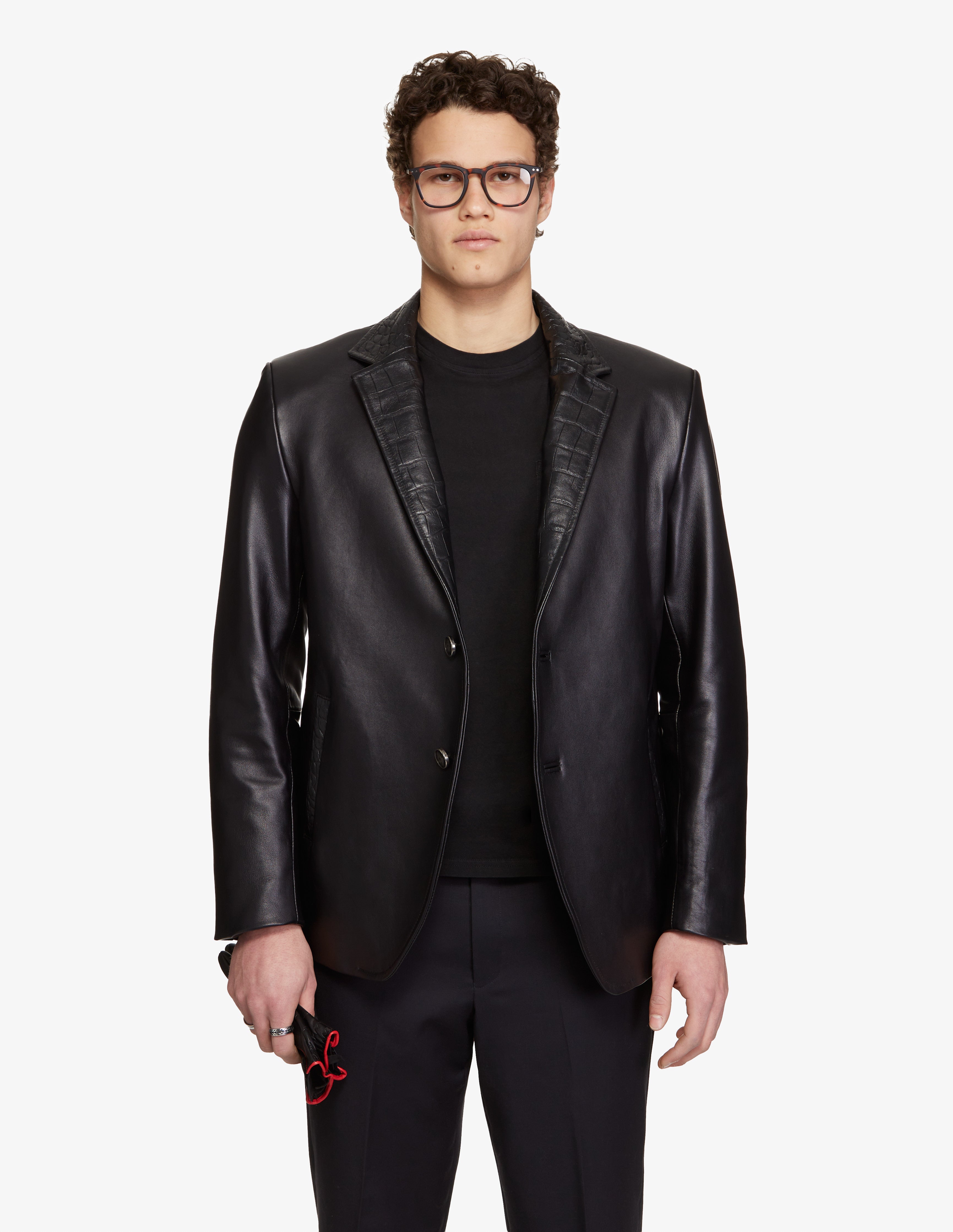 Slate || Veste en cuir