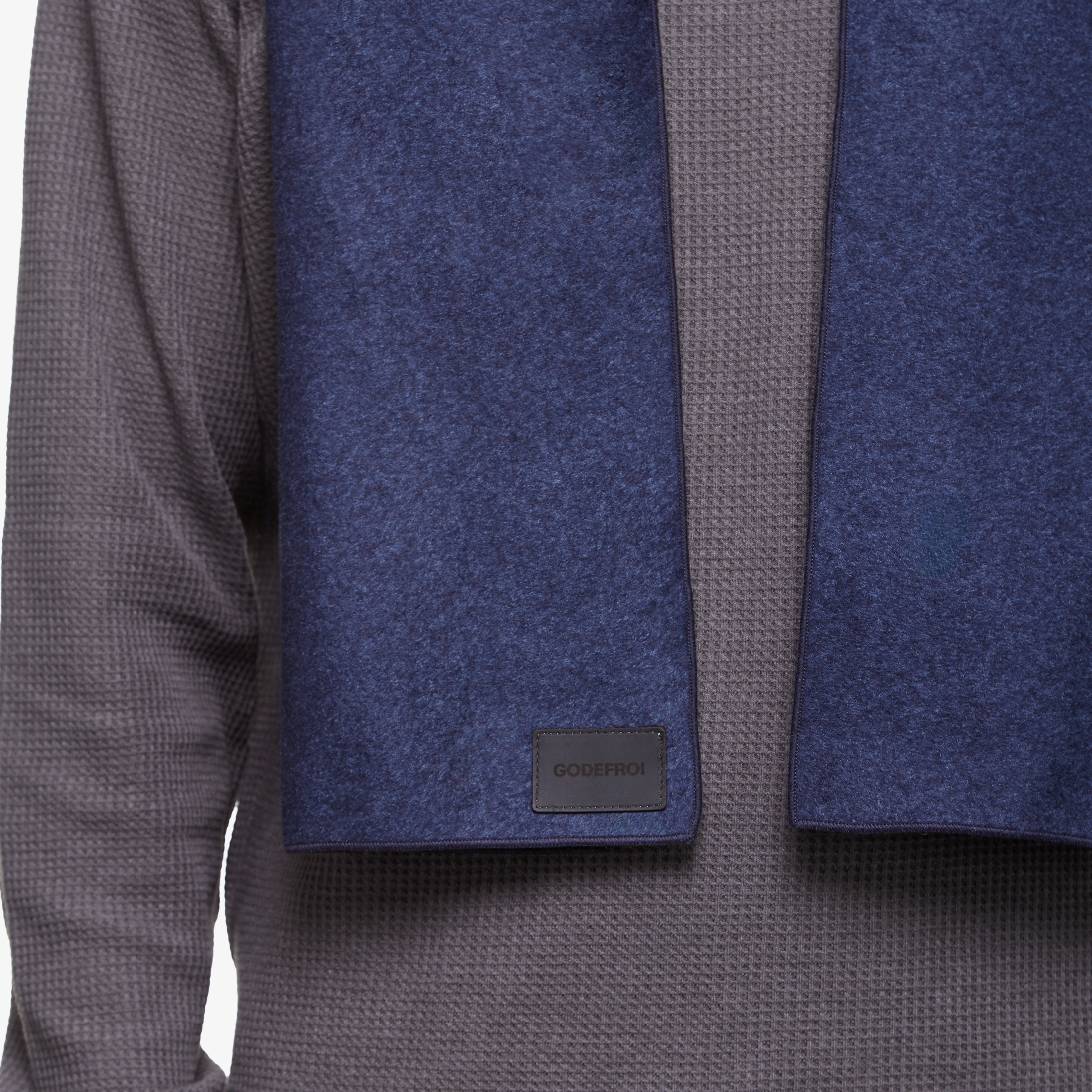 Foulard || cachemire bleu marine