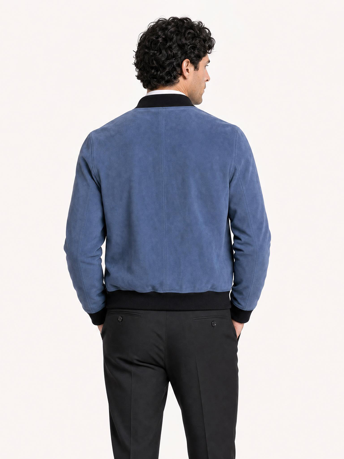 Beaumier || Bomber en suede de veau velour