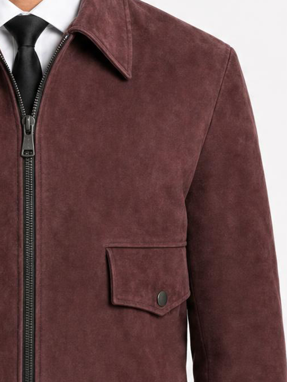 Rowan || Manteau en suède
