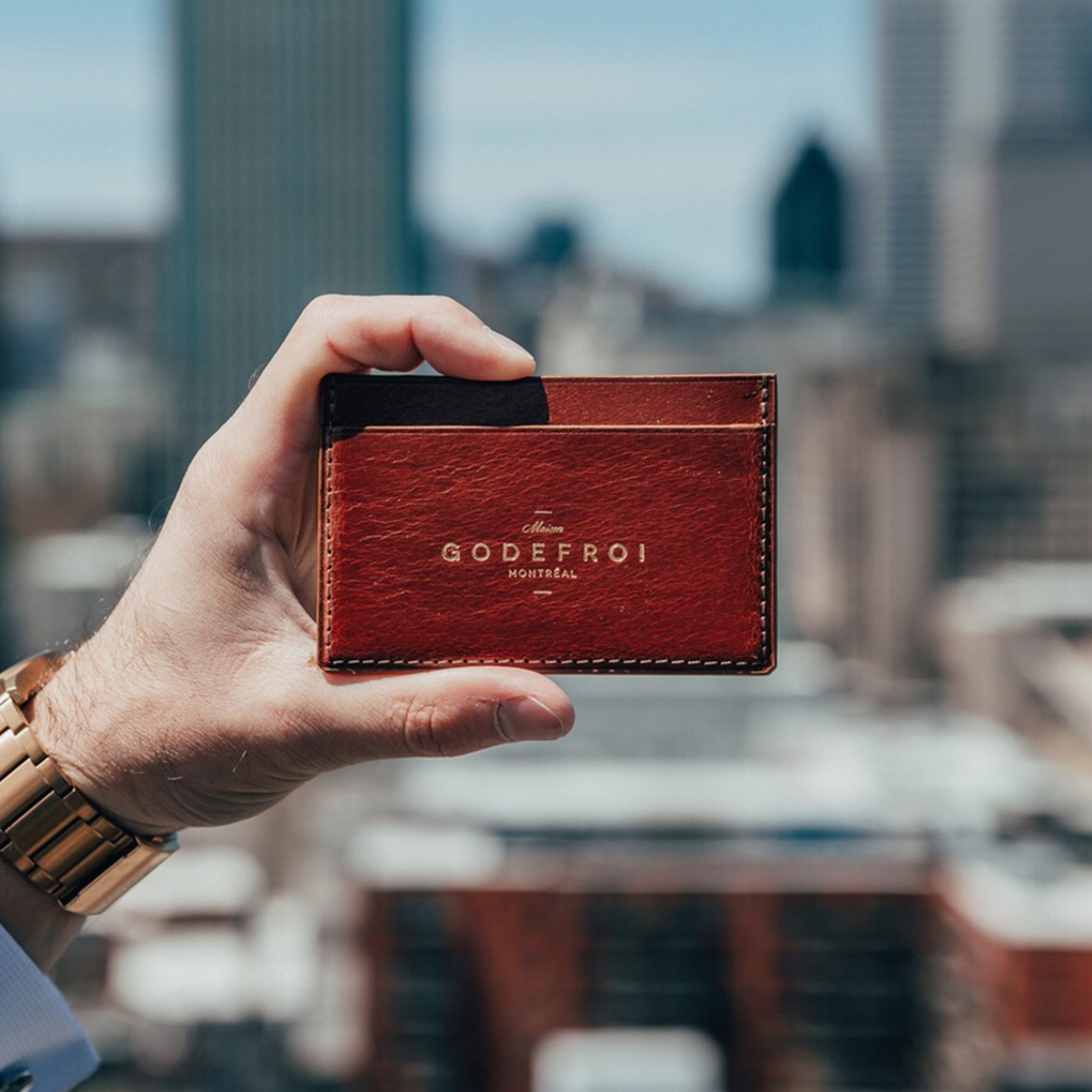 Porte-Cartes en Cuir