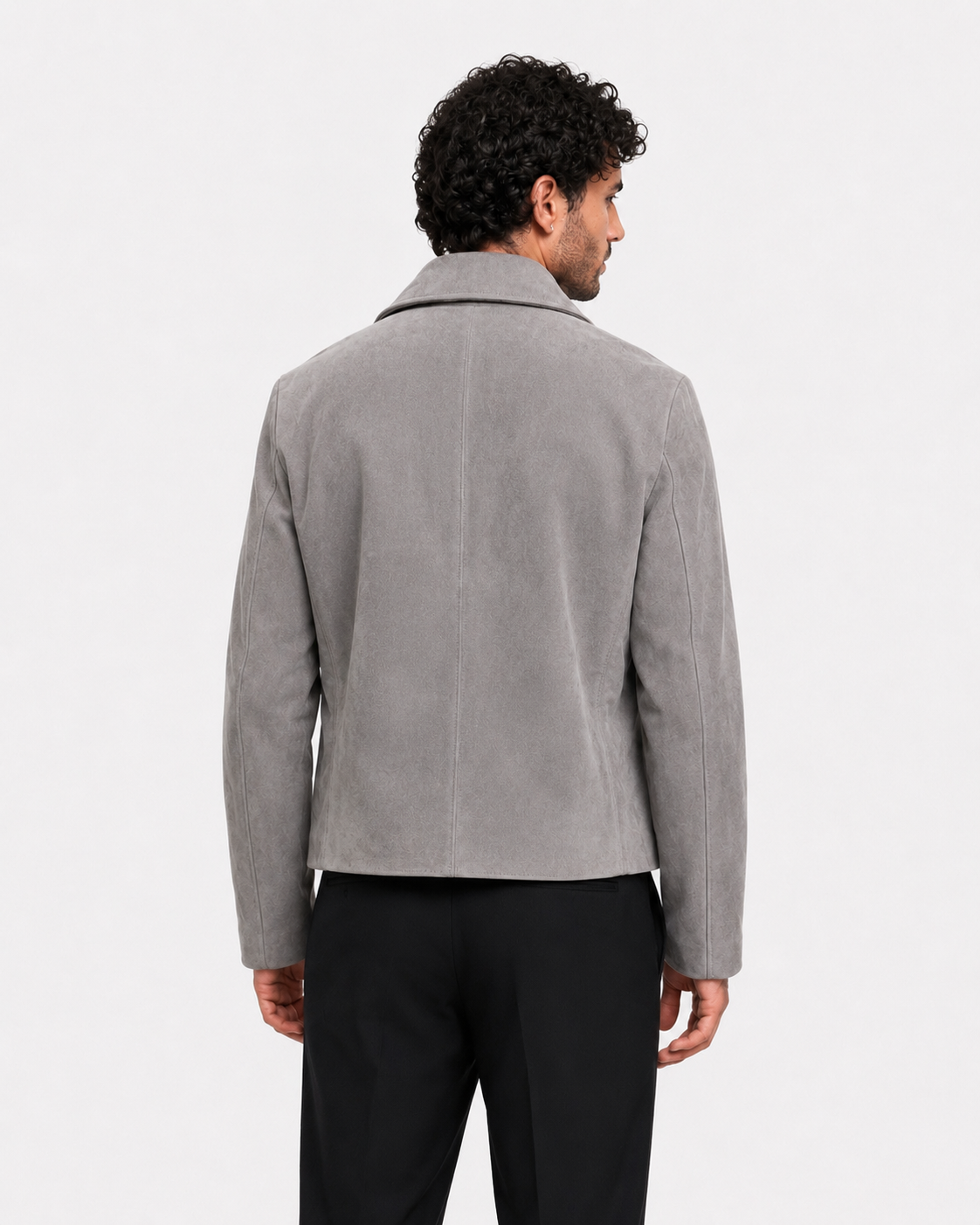 Beaumont || Trench-coat en daim de veau velour