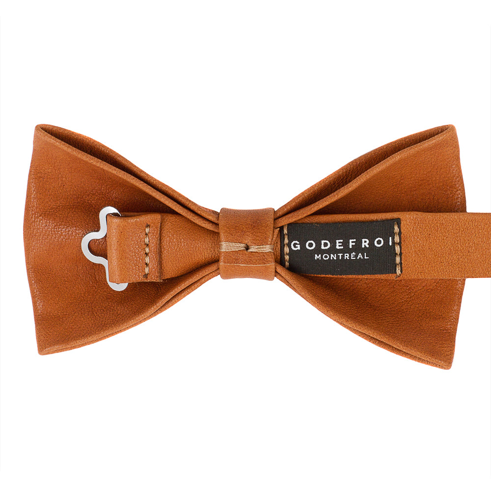 Noeud Papillon en Cuir - Maison Godefroi