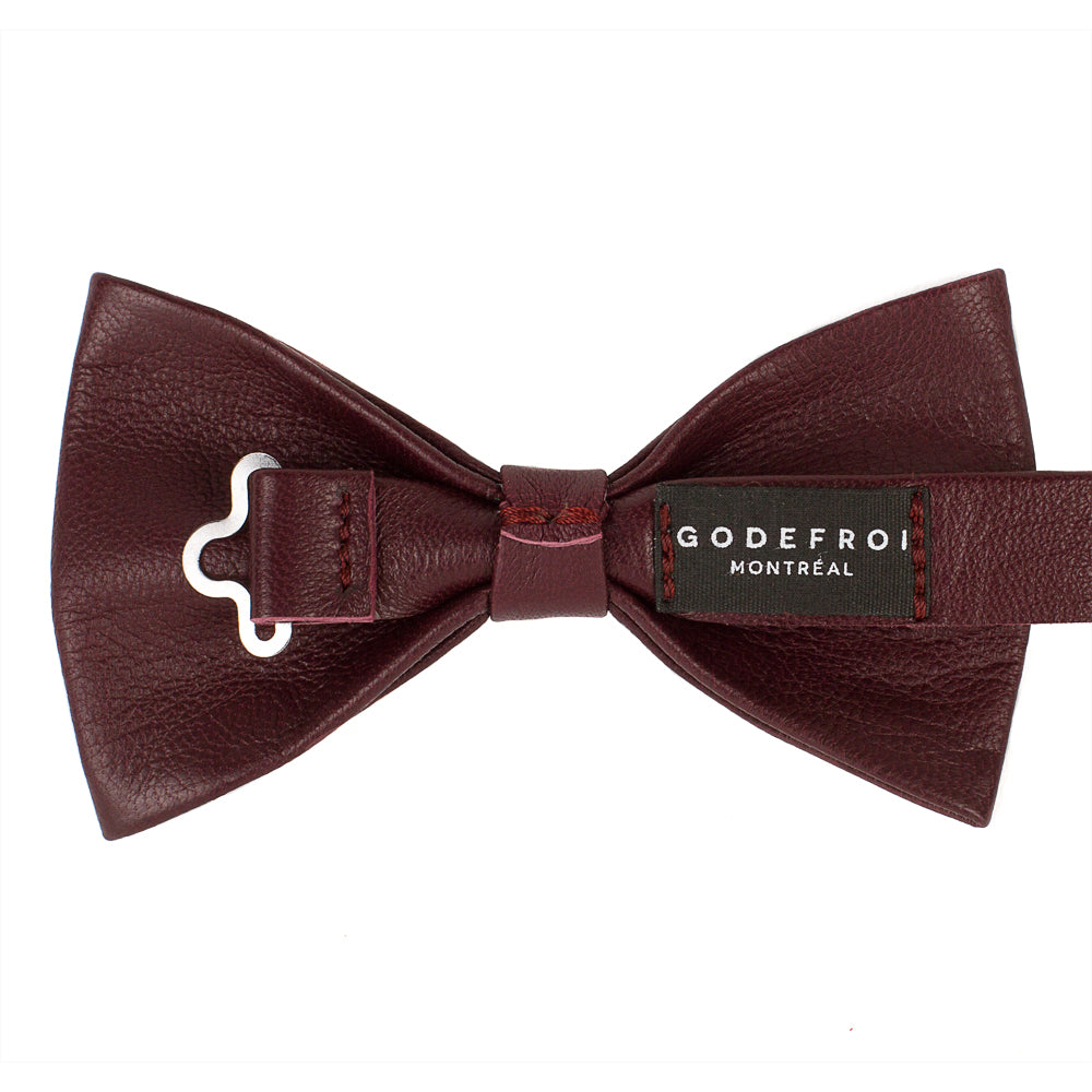 Noeud Papillon en Cuir - Maison Godefroi