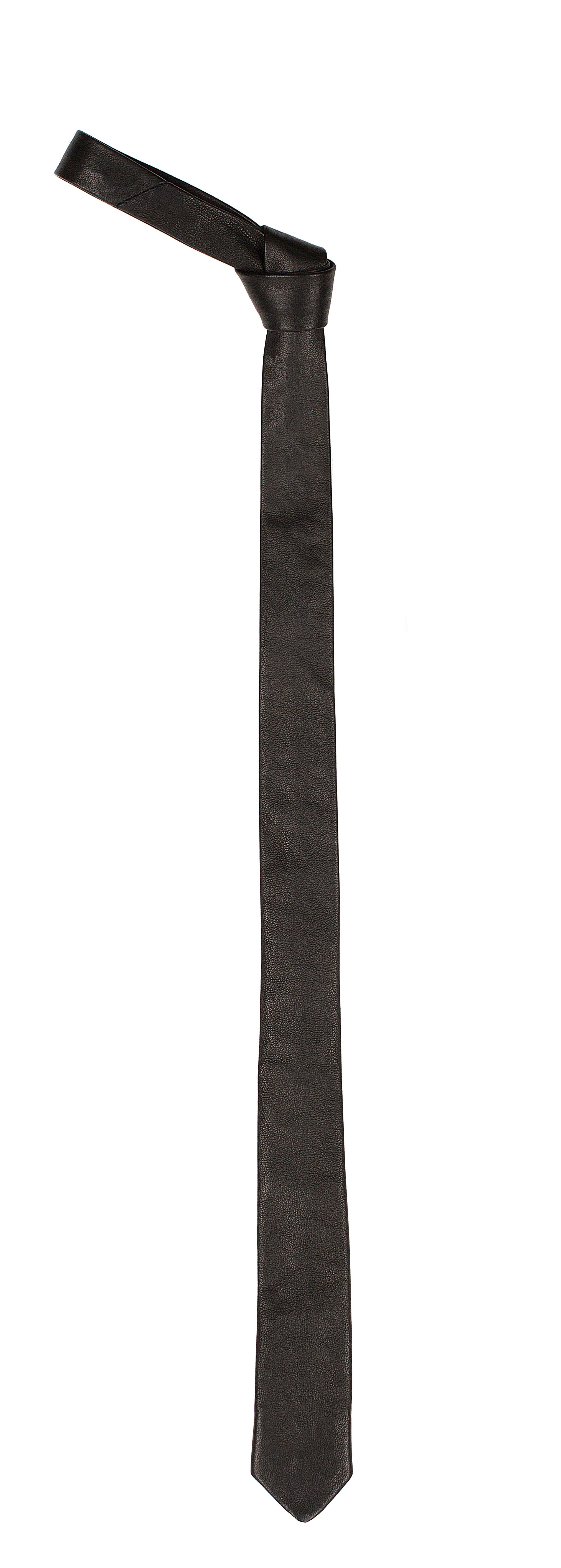 Cravate en Cuir - Maison Godefroi